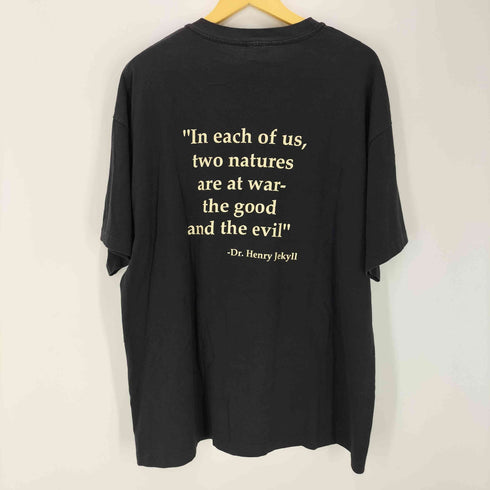 EERIE 80S-90S USA製 両面プリント クルーネック半袖Tシャツ ムービー ミュージカル 裾袖シングル メンズ ONE SIZE
