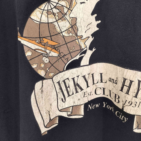 EERIE 80S-90S USA製 両面プリント クルーネック半袖Tシャツ ムービー ミュージカル 裾袖シングル メンズ ONE SIZE