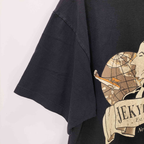 EERIE 80S-90S USA製 両面プリント クルーネック半袖Tシャツ ムービー ミュージカル 裾袖シングル メンズ ONE SIZE