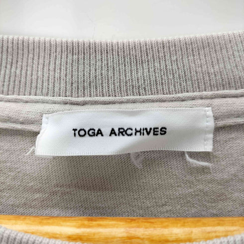 トーガアーカイブス TOGA ARCHIVES 東賀仙人 グラフィックプリントクルーネックTシャツ レディース