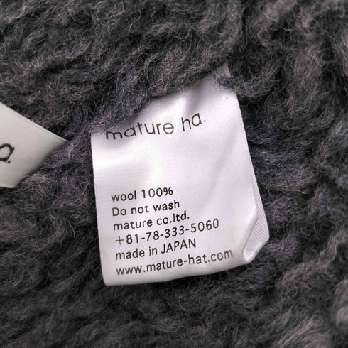 マチュアーハ mature ha. ボアキャップ メンズ