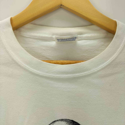 ヘインズ Hanes 90-00S 両面プリント クルーネック半袖Tシャツ 裾袖ダブル メンズ JPN:XL