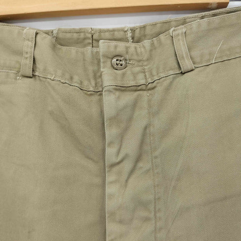 ユーエスアーミー U.S. ARMY 1953 50S TROUSERS MEN'S COTTON UNIFORM TWILL 8.2 OZ SHADE NO 1 チノパンツ メンズ 32/34