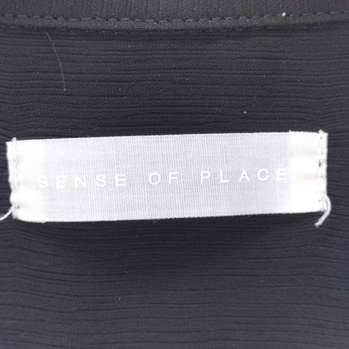 センスオブプレイス SENSE OF PLACE シアーヨウリュウオープンカラーシャツ メンズ JPN:M