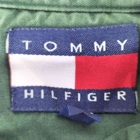トミーヒルフィガー TOMMY HILFIGER マルチカラー ボーダーボタンダウンシャツ メンズ JPN:L