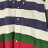 トミーヒルフィガー TOMMY HILFIGER マルチカラー ボーダーボタンダウンシャツ メンズ JPN:XL