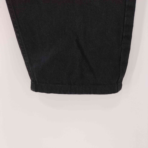 ラングラー Wrangler ワイドテーパード ブラックデニムパンツ メンズ 34 × 29