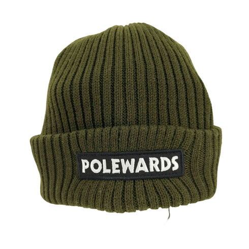 ポールワーズ POLEWARDS フロントロゴニット帽 メンズ FREE