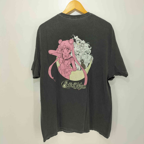 2000S キャラクターバックプリント コットン ショートスリーブ クルーネックTシャツ メンズ import:L