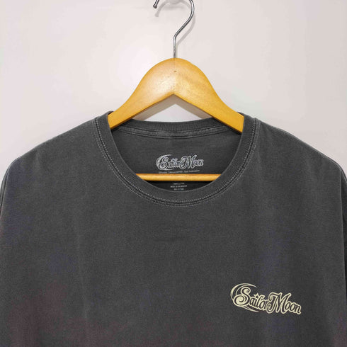 2000S キャラクターバックプリント コットン ショートスリーブ クルーネックTシャツ メンズ import:L