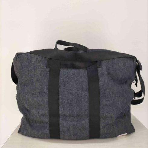 DENIM BY VANQUISH & FRAGMENT ロゴプリント2WAYデニムショルダーバッグ ボストンバッグ インディゴ メンズ