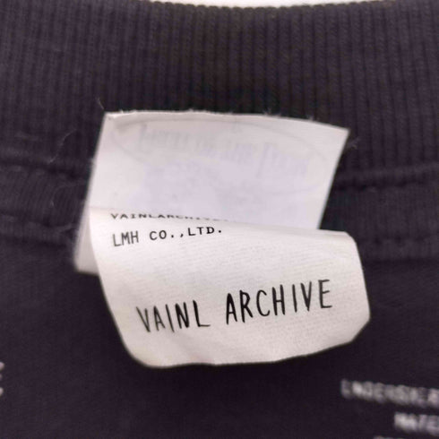 ヴァイナルアーカイブ VAINL ARCHIVE コットン ショートスリーブ クルーネックTシャツ メンズ MEDIUM