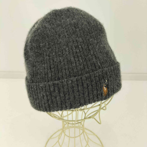 ポロラルフローレン POLO RALPH LAUREN 90S ポニー刺繍 スモールポニー メリノウール ビーニー ニット帽 レディース