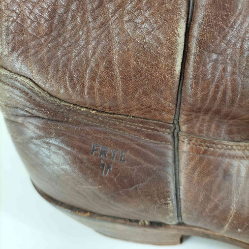 フライ FRYE MADE IN USA シボ革ウェスタンブーツ ペコスブーツ メンズ US:12