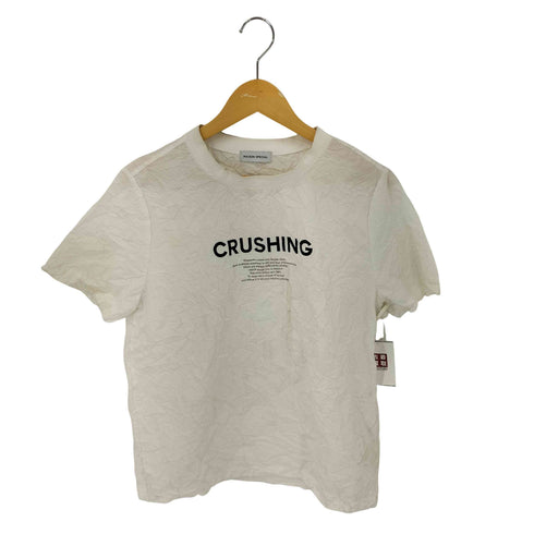 メゾンスペシャル MAISON SPECIAL 24SS CRUSHING Washer T-shirt レディース FREE