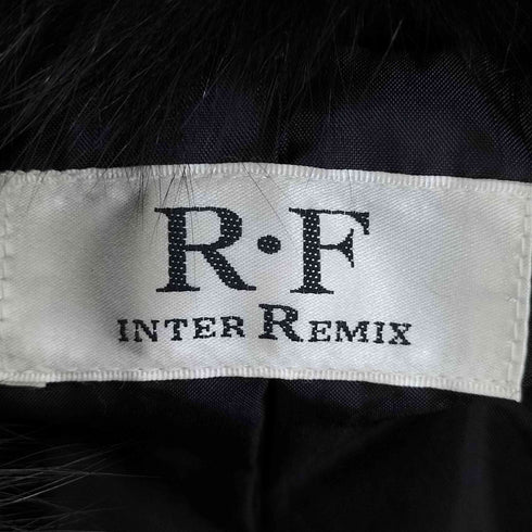 R·F INTER REMIX フォックスファー アンゴラウール ステンカラーコート レディース 38