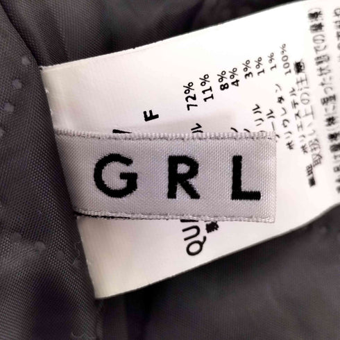グレイル GRL チェック柄ツイードチェスターコート レディース FREE