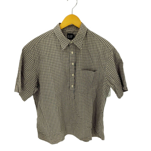ギャップ Gap OLD プルオーバー チェック S/S シャツ メンズ M/M
