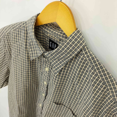 ギャップ Gap OLD プルオーバー チェック S/S シャツ メンズ M/M