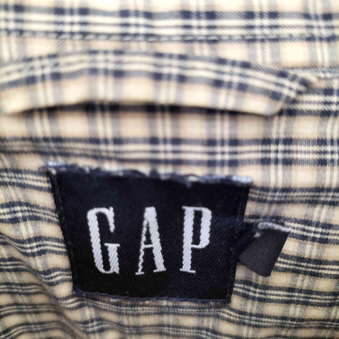 ギャップ Gap OLD プルオーバー チェック S/S シャツ メンズ M/M