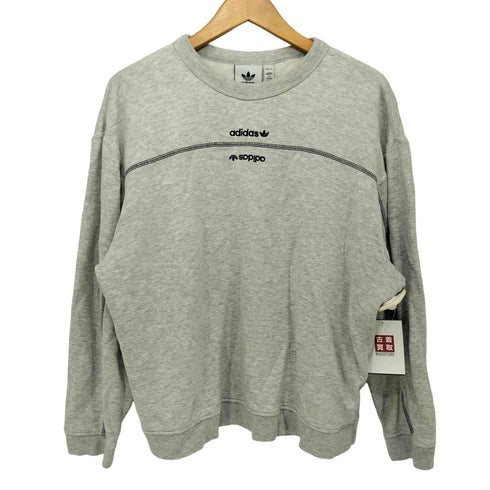 アディダスオリジナルス adidas Originals ロゴ刺繍 クルーネックスウェット メンズ import:M