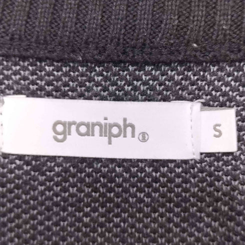グラニフ graniph アーティストデザイン ウォッシャブルジャカードニット メンズ JPN:S