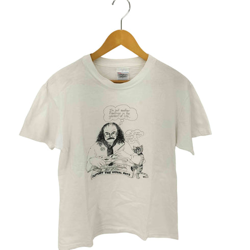 ヘインズ Hanes 90S MADE IN USA 両面プリントクルーネックTシャツ メンズ JPN:M