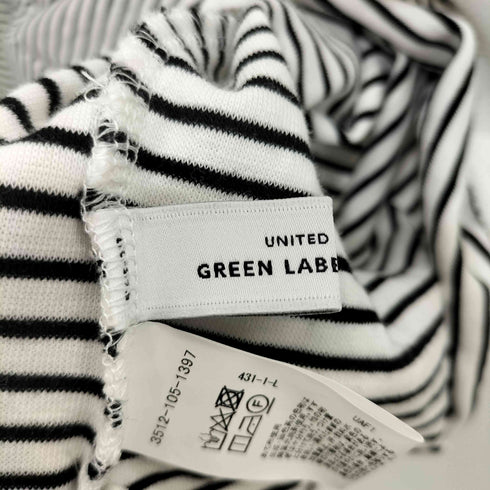 ユナイテッドアローズグリーンレーベルリラクシング UNITED ARROWS green label relaxing 2023SS ミラノ ポンチ リブツキ クルーネック プルオーバー カットソー レディース