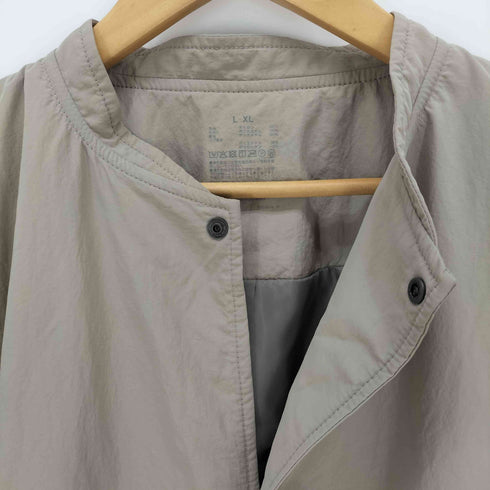 ムジルシリョウヒン 無印良品 撥水中わたスタンドカラーコート メンズ L-XL