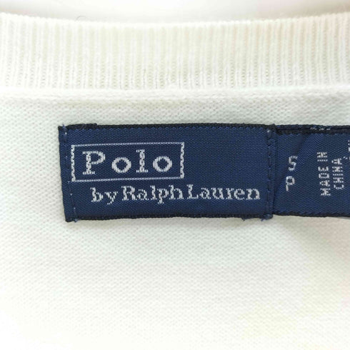 ポロバイラルフローレン Polo by RALPH LAUREN コットンブレンドショートスリーブセーター レディース