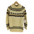 GREEK KNITWEAR ギリシャ製 PURE NEW WOOL ノルディック柄 ハンドメイド ニット セーター メンズ