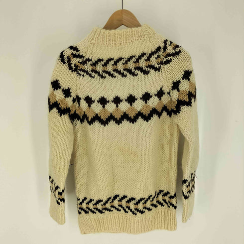 GREEK KNITWEAR ギリシャ製 PURE NEW WOOL ノルディック柄 ハンドメイド ニット セーター メンズ