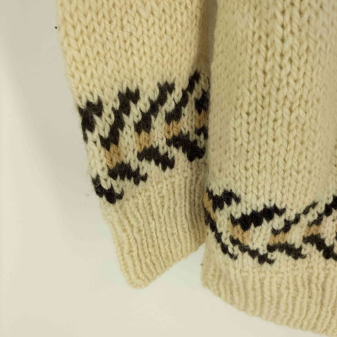GREEK KNITWEAR ギリシャ製 PURE NEW WOOL ノルディック柄 ハンドメイド ニット セーター メンズ