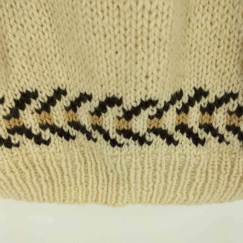GREEK KNITWEAR ギリシャ製 PURE NEW WOOL ノルディック柄 ハンドメイド ニット セーター メンズ