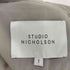 スタジオニコルソン STUDIO NICHOLSON WASHED COATED COTTON OVER COAT レディース JPN:1