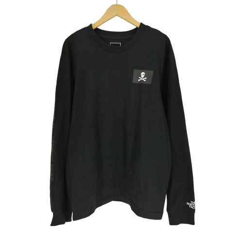 ザノースフェイス THE NORTH FACE 21AW HOLD FAST ALL STORMS PASS ラバーロゴ バックプリントtシャツ メンズ import:XL