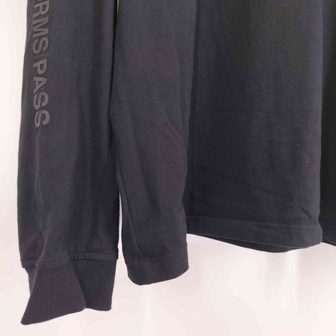 ザノースフェイス THE NORTH FACE 21AW HOLD FAST ALL STORMS PASS ラバーロゴ バックプリントtシャツ メンズ import:XL