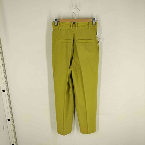グリーンレーベルリラクシング GREEN LABEL RELAXING ウエストベルト 2タック パンツ レディース JPN:36