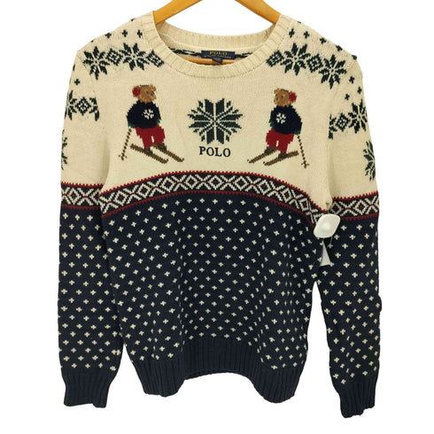 ポロラルフローレン POLO RALPH LAUREN ノルディック柄ニット レディース L