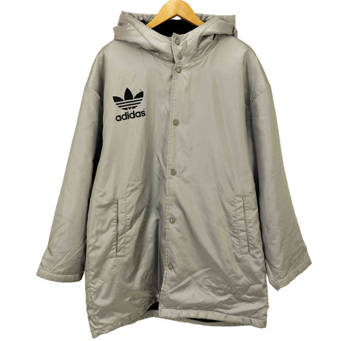 アディダス adidas デサント製 裏ボアベンチコート メンズ L