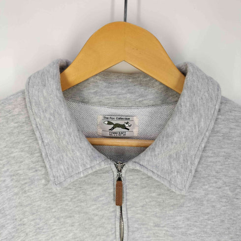 タウンクラフト TOWNCRAFT THE FOX COLLECTION ロゴワッペン ハーフジップ スウェット メンズ import:M