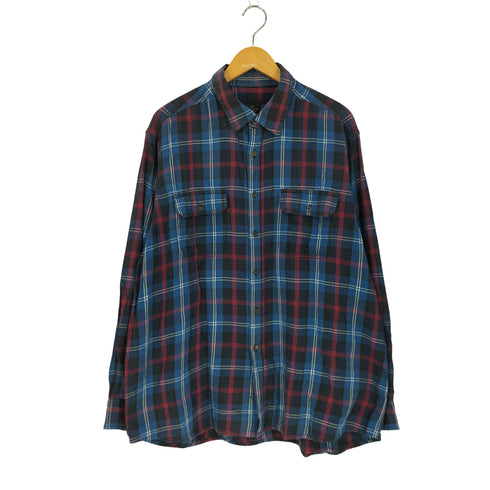 フェイデッドグローリー FADED GLORY ポケット付き レギュラーカラーチェックシャツ メンズ import:XL