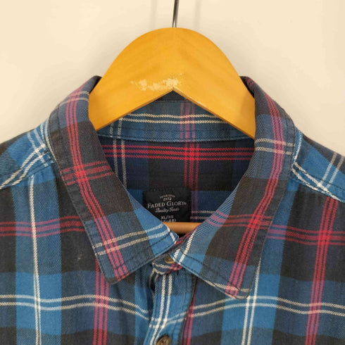 フェイデッドグローリー FADED GLORY ポケット付き レギュラーカラーチェックシャツ メンズ import:XL