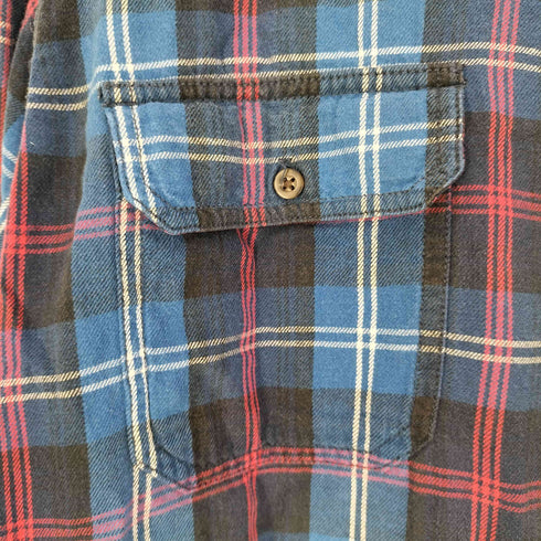 フェイデッドグローリー FADED GLORY ポケット付き レギュラーカラーチェックシャツ メンズ import:XL