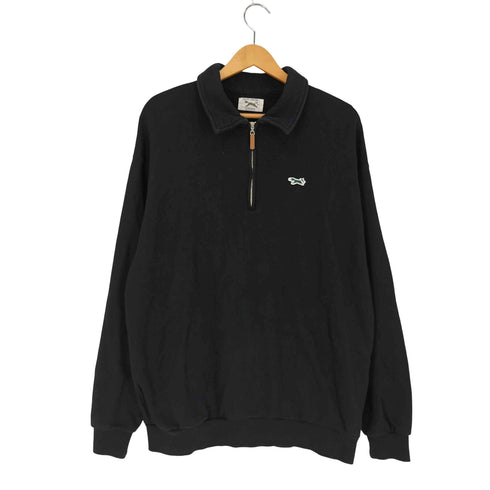 タウンクラフト TOWNCRAFT THE FOX COLLECTION ロゴワッペン ハーフジップ スウェット メンズ import:M