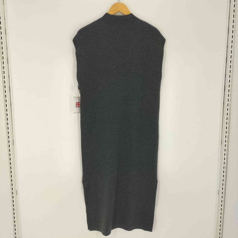 キャバン CABaN コットンカシミヤ ノースリーブロングドレス レディース import:S