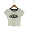 THE OPEN PRODUCT YY リンガーTシャツ Y2K チビT レディース JPN:S