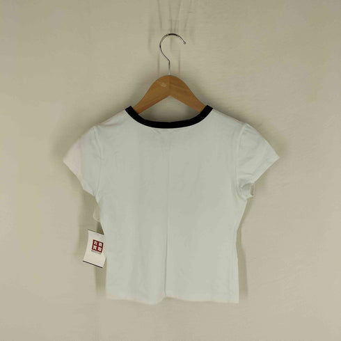 THE OPEN PRODUCT YY リンガーTシャツ Y2K チビT レディース JPN:S