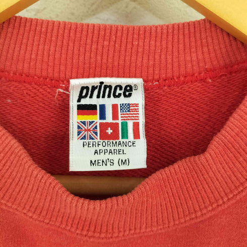 プリンス Prince 90s 袖ワッペン フロントラバーロゴプリントスウェット メンズ import:M