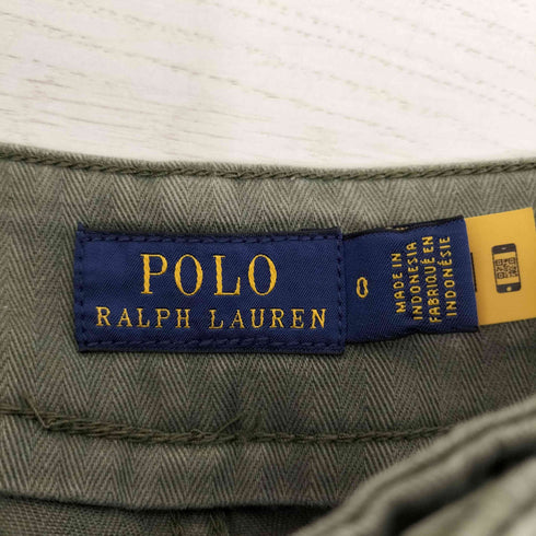 ポロラルフローレン POLO RALPH LAUREN ヘリンボーンミリタリーテーパードパンツ レディース 0
